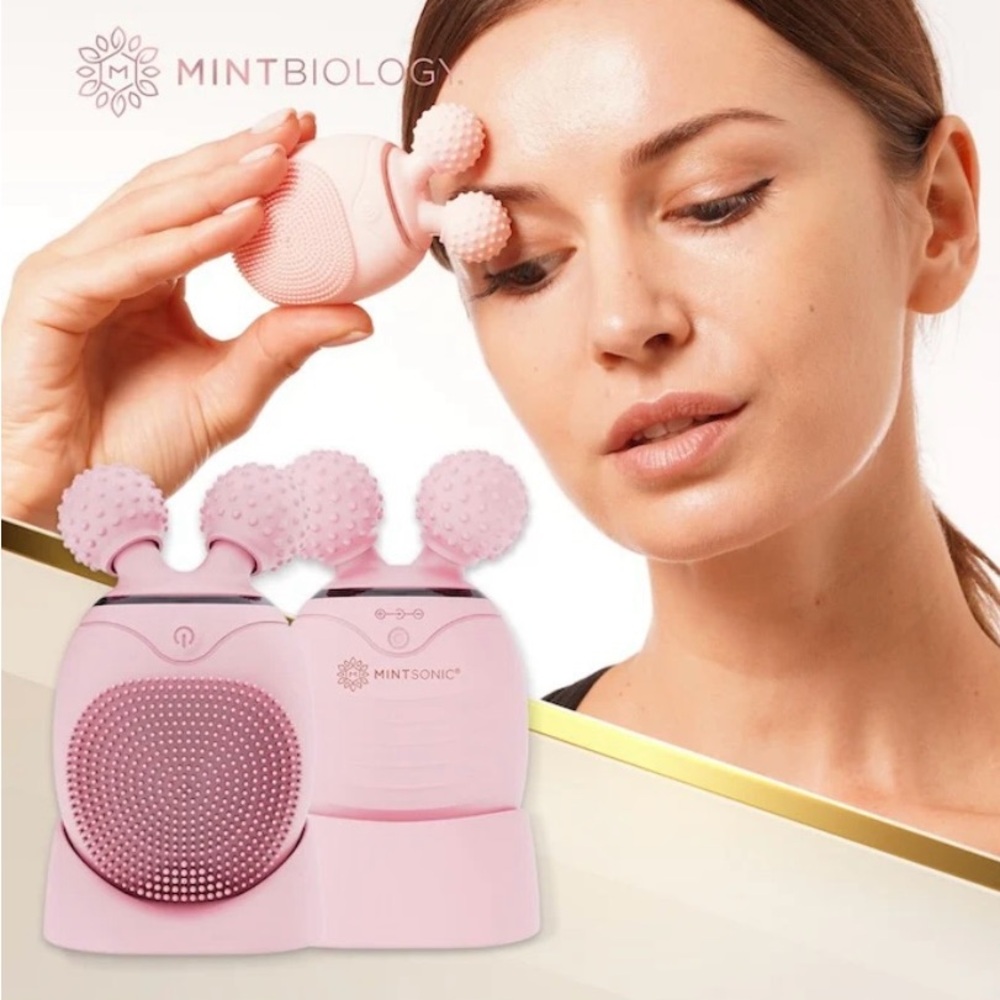 New MintBiology MintSonic V-Lift : Cleanser, Roller & Sculptor
